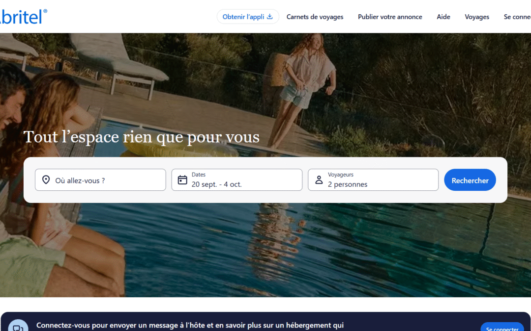 Abritel : la plateforme française de location de vacances qui fait de l&rsquo;ombre à Airbnb