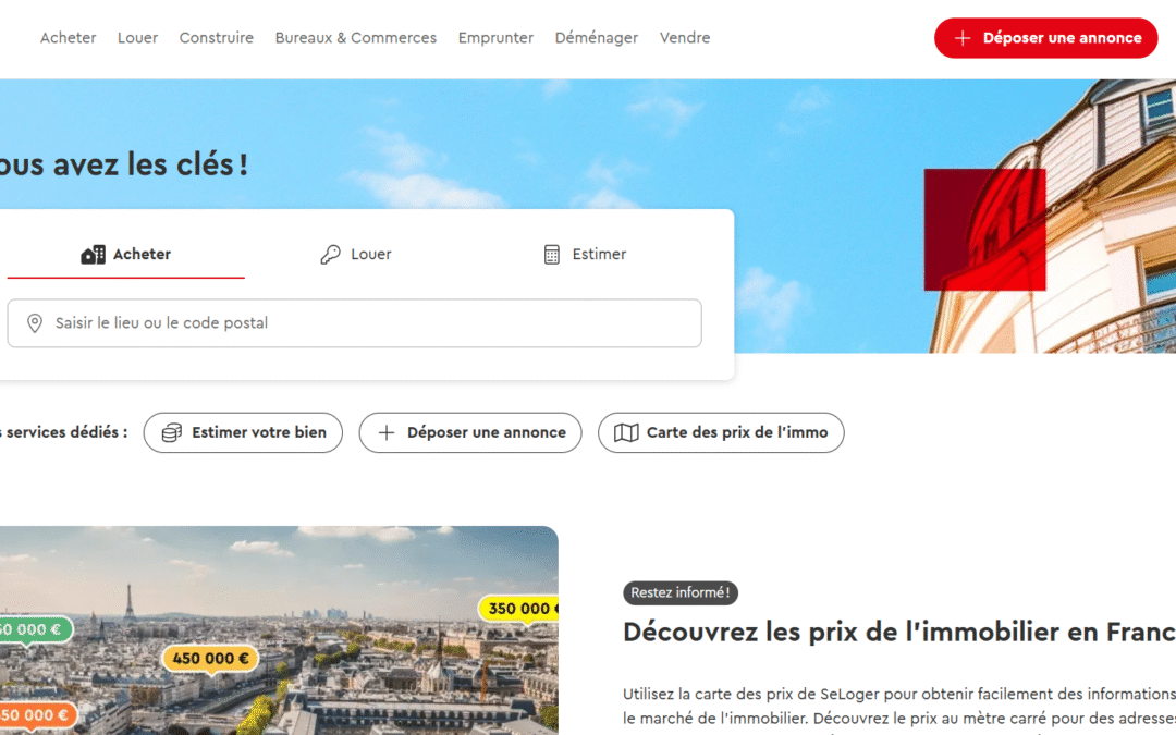 SeLoger : le géant français de l&rsquo;immobilier en ligne que tout investisseur devrait connaître