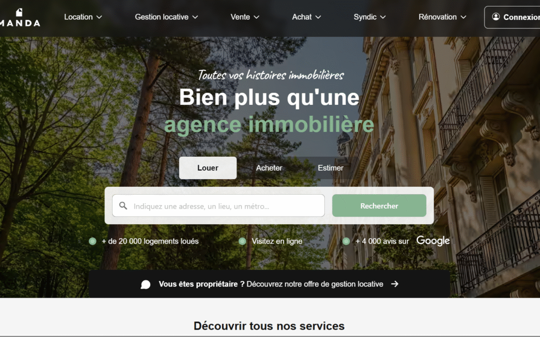 Manda : la nouvelle génération d&rsquo;agence immobilière arrive en France